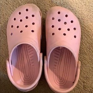 Light pink crocs